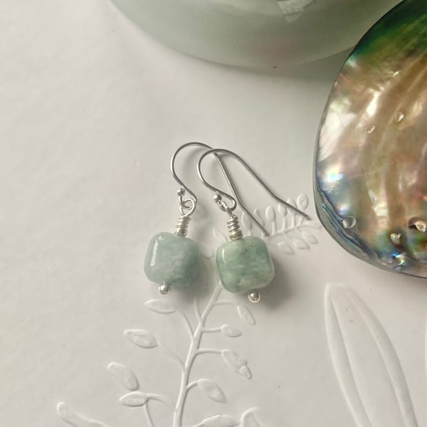 Burmese Jade earrings