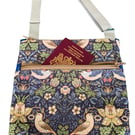 Crossbody travel bag perfect for passports and travel documents - William Morris