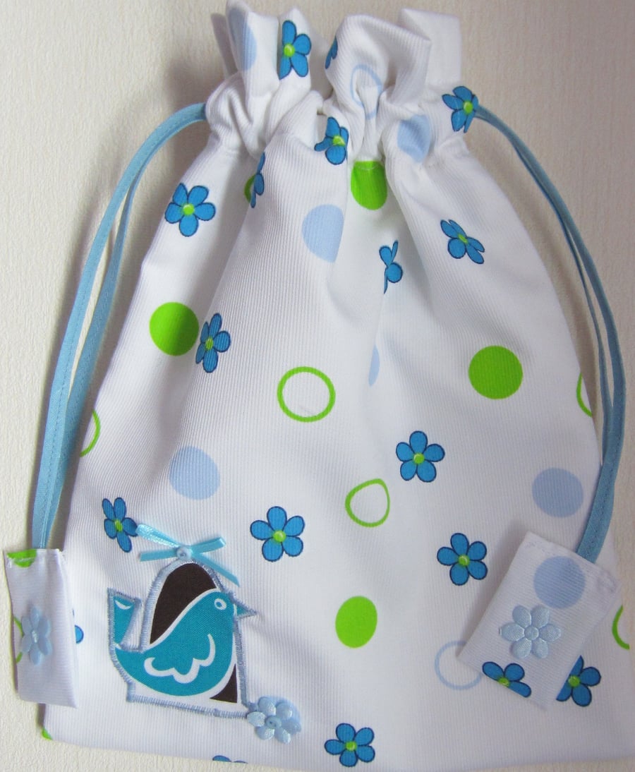 Bird Toiletries Wash Bag