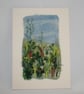 Meadow - Felted and Embroidered Wall Art - Image 2