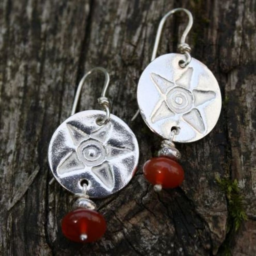 Stella carnelian earrings