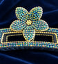 Blue & Yellow Claw Clip