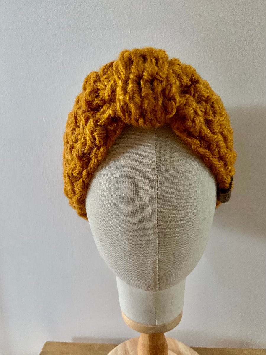 Crocheted ear warmer or headband