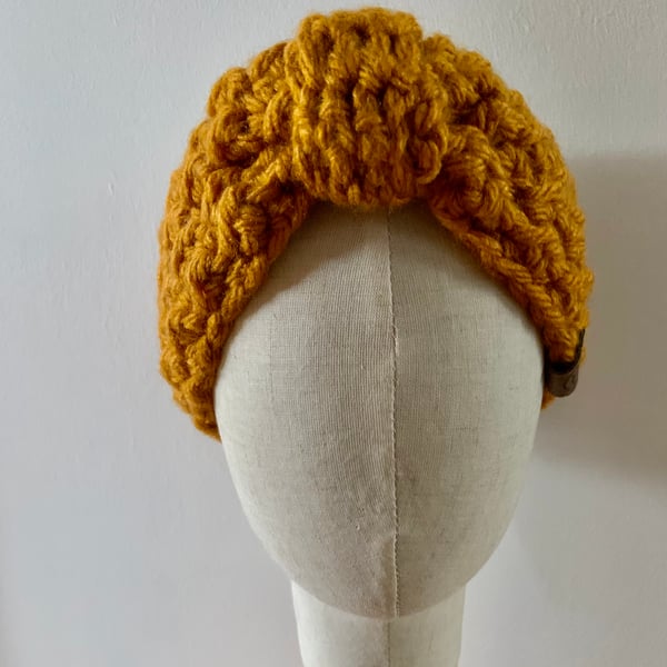 Crocheted ear warmer or headband