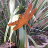  Rustic 'dragon fly motif' plant support