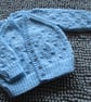 16" Baby Boys Knots V Neck Cardigan - Image 1