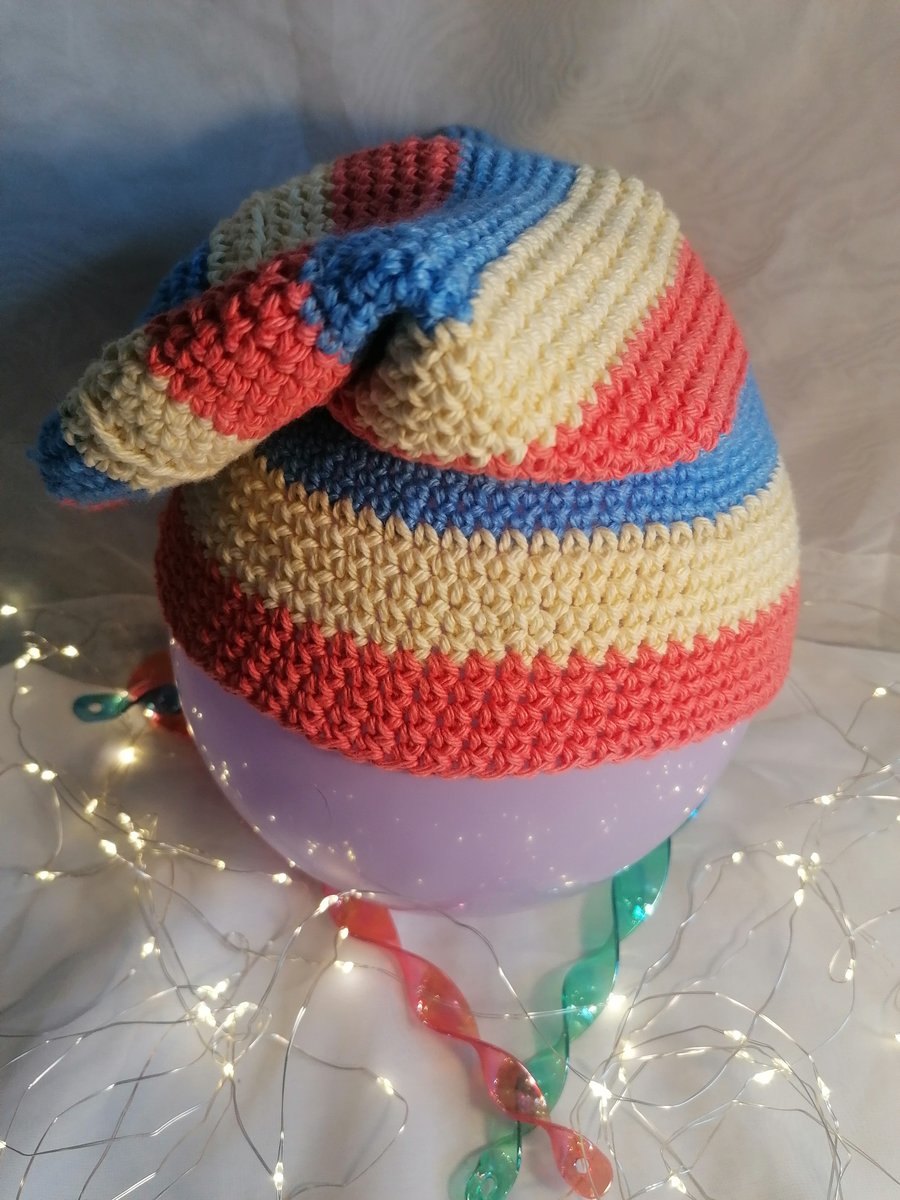 Rainbow Festival Sock Hat