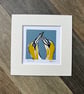 Gannets Original Handmade Lino Print - Image 2