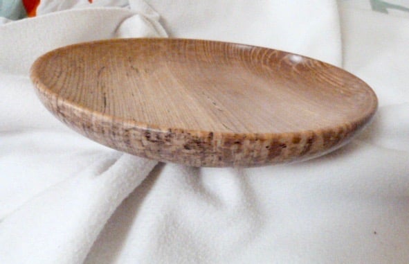 large fruit bowl in spalted beech