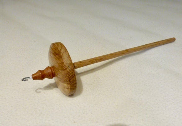 Drop spindle in hardwoods