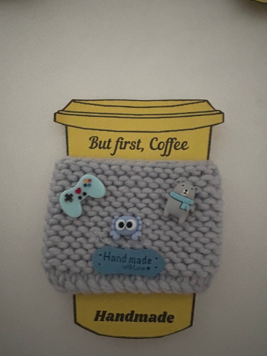 Xbox knitted cup cosy. 
