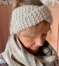 Ear Warmers Cross Over Style Natural Fibres - Image 2