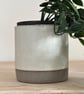 Handmade small ceramic plant pot, 9cm utensil pot