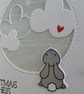 Rabbit With Clouds Christmas Card - Christmas Wishes - Image 9