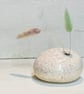 Ceramic speckled bud vase (No 1) - Image 1