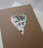Festive Holly Heart Card - Image 1