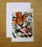 Tiger Mums Blank Greeting Card - Image 1