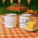 Union 'Jack' Enamel Mug (Can Be Personalised)