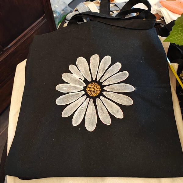 Hand painted tote bags 