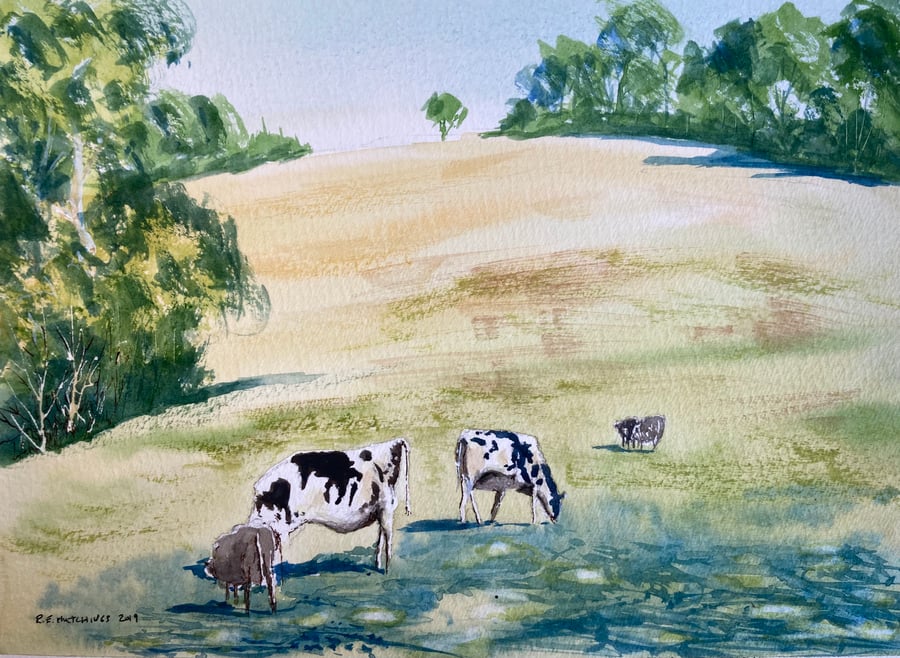 Swainby en plein air 2019 summer (Original Watercolour)