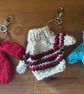 Mini jumper bag charm