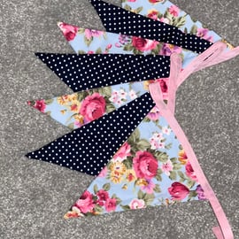 Flowery and Polkadot Bunting