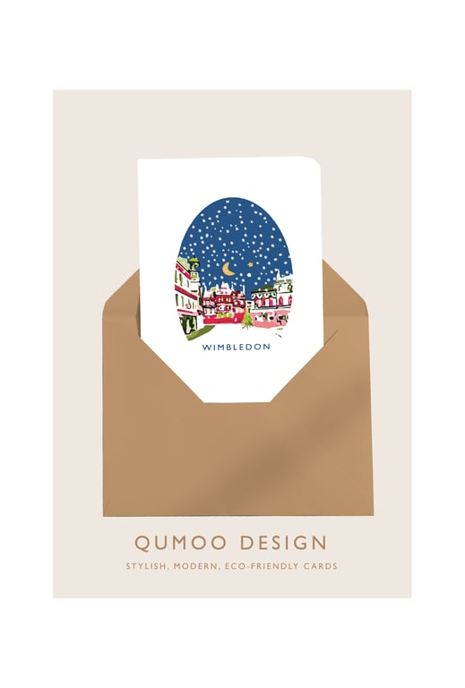 Wimbledon Village Christmas Card (QM 296)