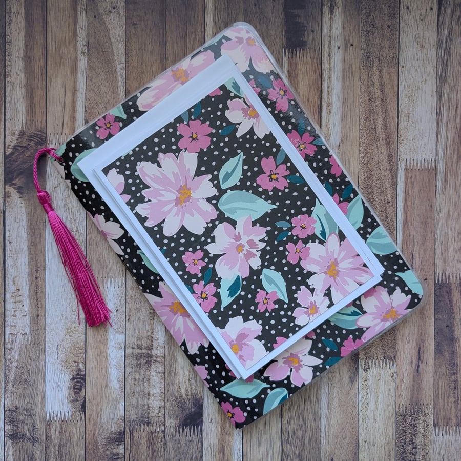 Floral stationery set, gift for her. 