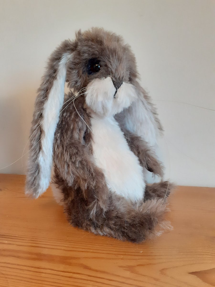 ARCHIE, Handmade artist Teddy, rabbit character ooak,collectable 