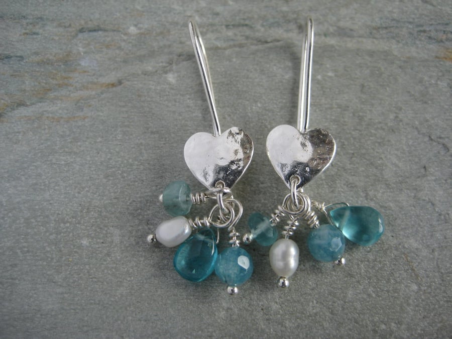 Sterling Silver Heart Earrings