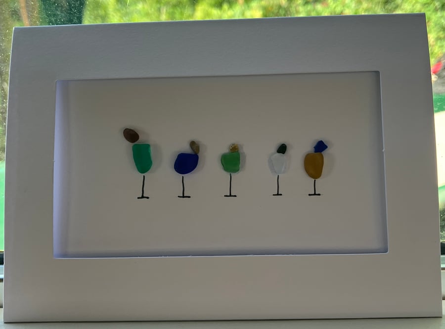 Sea Glass Occasion Cards - Cocktail Collection