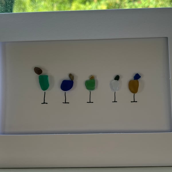 Sea Glass Occasion Cards - Cocktail Collection