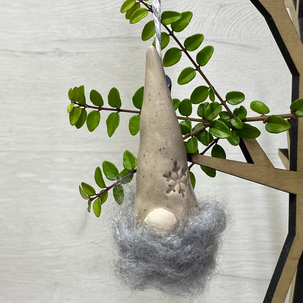 Ceramic Santa decoration