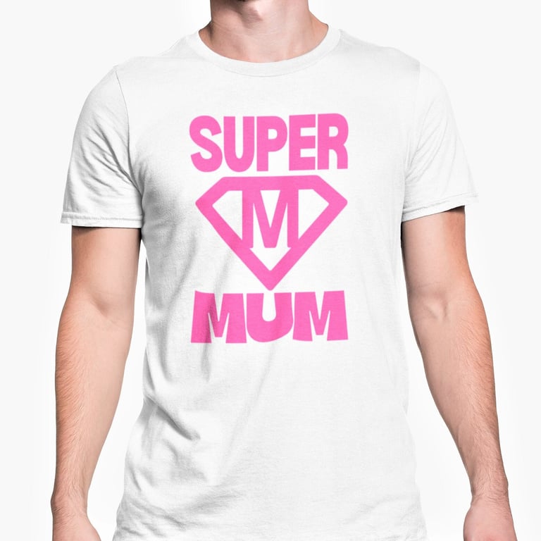 Super Mum T Shirt Novelty Funny Mum Top Mother's Day Birthday Gift