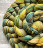 Merino blend spinning fibre 100g Grey Wagtail - Image 2
