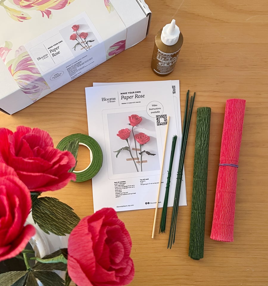 Make your Own Paper Roses