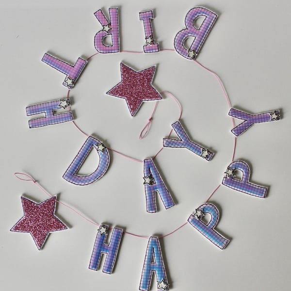 'Happy Birthday' Garland