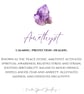AMETHYST Necklace 14K Gold Filled Minimalist Dainty Pendant February Birthstone - Image 6