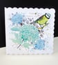  Chrysanthemum and Bird Mother's Day Card - Image 2