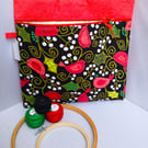Project Bag, Christmas , Cross Stitch, Embroidery