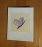 5 Butterfly hand drawn mini pictures in aperture mount cards, 1 card or set of 5 - Image 2