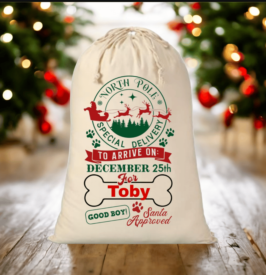 Doggy Santa Sacks