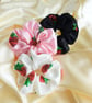 Strawberry Sequin Double Layer Tulle Scrunchies Perfectly Imperfect - Image 2