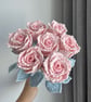Handmade crochet rose , colorful flowers ,rose,forever flower,gift,home decor