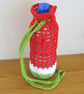  Bottle holder crochet pattern. Adjustable strap. Photo tutorial.  - Image 5