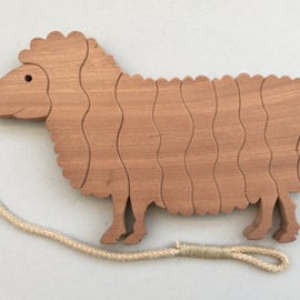 Sheep Trivet in either Sapele or Tulipwood