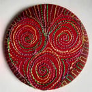 Perfectly Imperfect Badge 58mm Multicoloured Textile Badge 