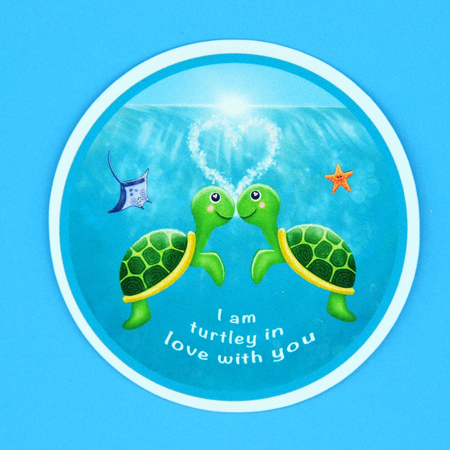 Turtle Vinyl Sticker - Free P&P