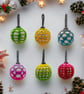 Set of 6 Crocheted Magic Baubles - Image 1