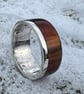 Highland Cow Horn & Silver Ring